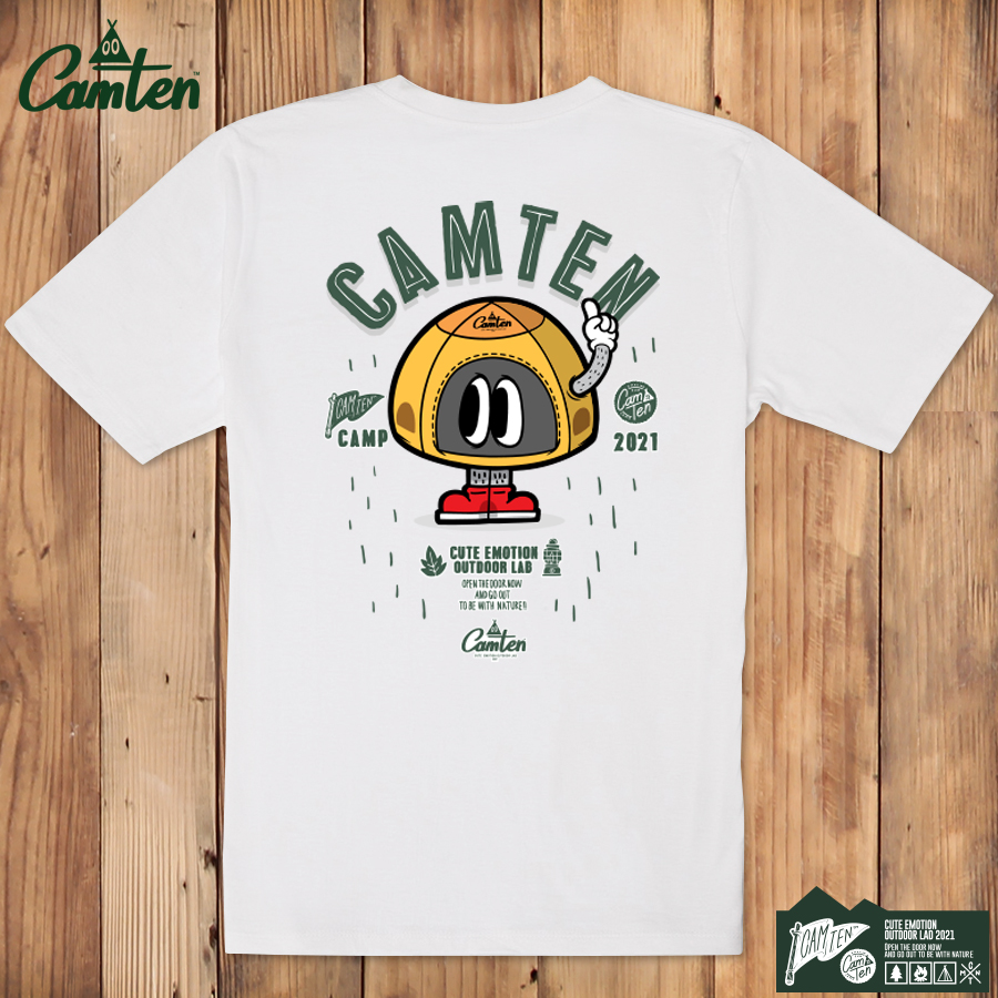 캠핑 등산 티셔츠 캐릭터 그래픽 면 반팔티셔츠 [캠텐] Camten-tshirts-17