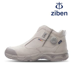 지벤 ZB-254 발목높이 논슬립 천연소가죽 다이얼 방수 안전화