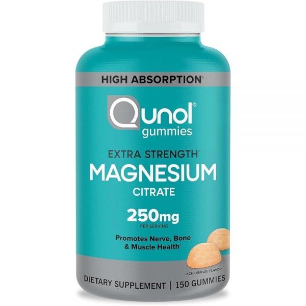 큐놀 엑스트라 스트렝스 마그네슘 구연산염 250mg 구미 150정