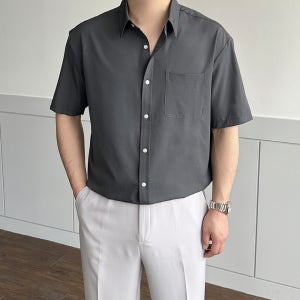 1+1 남자반팔셔츠 구김없는 링클프리 여름 쿨 셔츠 남방