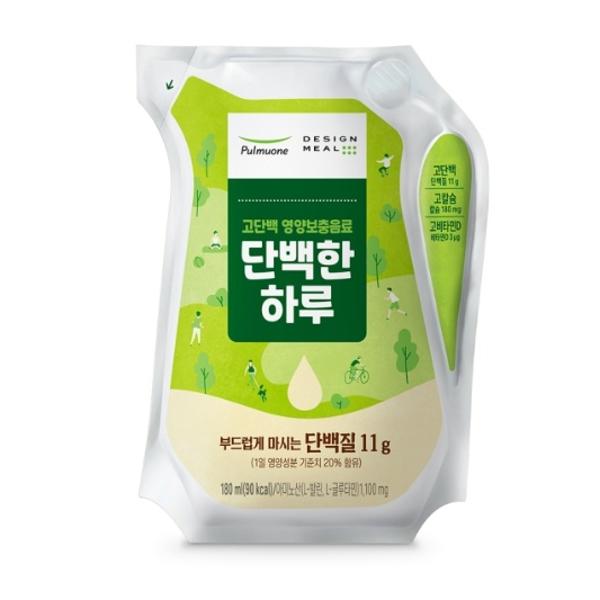 <b>풀무원</b> 단백한 하루 180ml 18개 아침대용 탕비실 청소년 헬스용 <b>운동</b>후 부모님