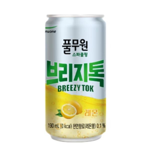 <b>풀무원</b> 브리지톡 레몬 캔 190ml 30개 손님초대 탕비실 <b>운동</b> 카페 편의점 피씨방