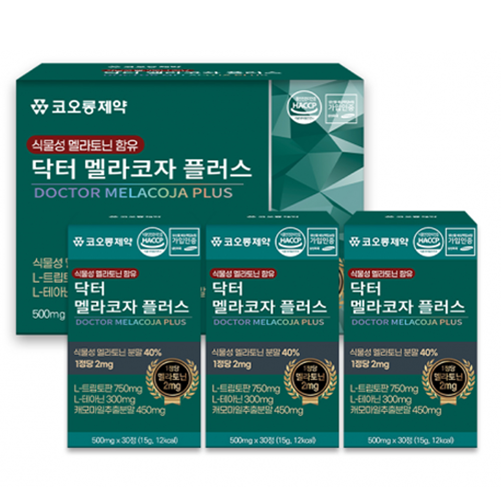 코오롱제약 닥터 멜라코자 플러스 500mg x 30정 x 3박스