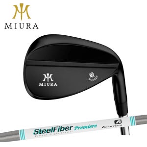 미우라 QPQ 블랙 포지드 웨지세트 52도-Y 56도-Y 스틸파이버 프리미어 65 R(택1)