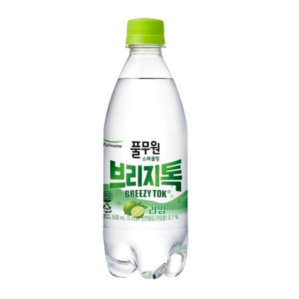 <b>풀무원</b> 브리지톡 라임 손님초대 탕비실 <b>운동</b> 500ml 40개