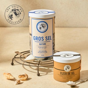 [꽃소금+굵은소금] 그뤼상 플러드셀 125g + 그로스셀 500g