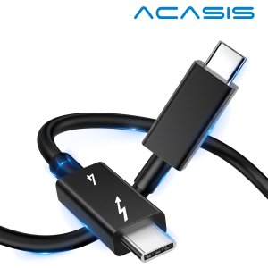 ACASIS Thunderbolt 썬더볼트4 USB4 케이블 1M PD100W [인텔라이센스]