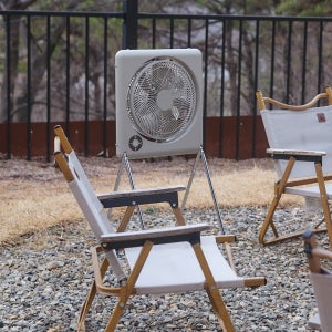 시코 폴딩팬 FLA-254D 후면가드분리형 / 접이식 BLDC 선풍기 카키베이지