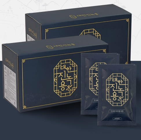 대한진녹용 100% 국내산 녹용 150g (80ml x 30포) 부모님 어버이날 선물
