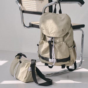 [비아모노] 트루비 스트링 럭색+크로스백 SET