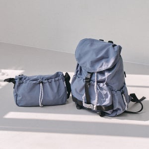 [비아모노] 트루비 스트링 럭색+크로스백 SET