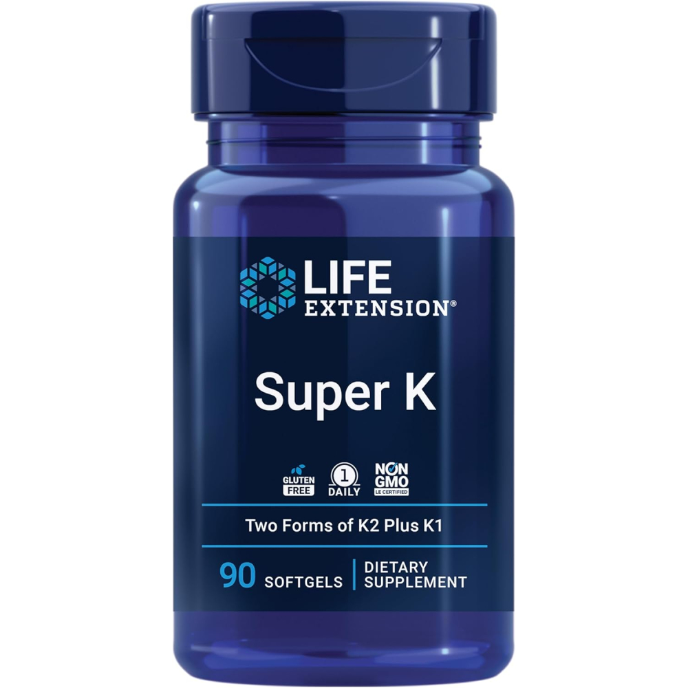라이프익스텐션 슈퍼 K Super K <b>비타민</b> K1 <b>비타민</b> K2 90<b>소프트</b>젤