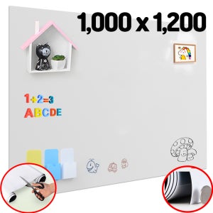 빠른배송 대형 붙이는화이트보드 자석보드 자석시트지 칠판 벽지용 1000x1200mm