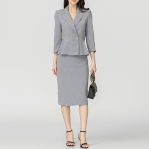 프릴자켓 치마세트 여성여름정장 스커트투피스 하객 셋업