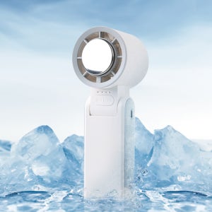 휴대용 선풍기 접이식 목 냉각 무선 손선풍기 프럭스 F 화이트