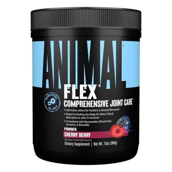 Universal Nutrition 동물 플렉스 <b>비타민</b> 보충제 30인분 글루코사민 콘드로이틴 분말