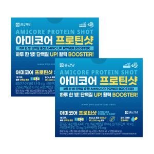 종근당 아미코어 프로틴샷 30ml 아미노산 산양유 단백질 12개입, 2개