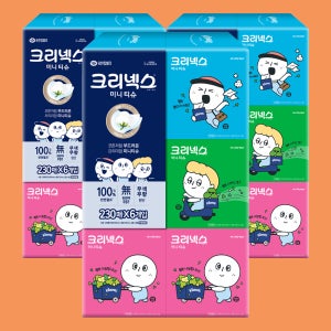 크리넥스 미니 티슈 오롤리데이 (230매X6개입) 3개