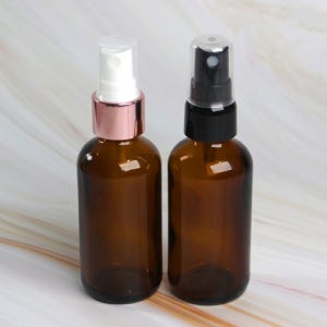 50ml 브라운 유리 다크 스프레이 공병