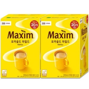 맥심 모카골드 커피믹스 200TX2개 (총400T)