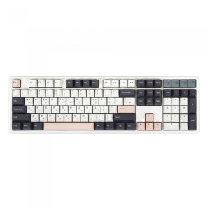 QSENN Q104 PBT 풀윤활 가스켓 유무선 기계식 화이트 (저소음 피치축) / MPS