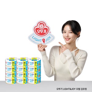 오뚜기 LIGHT&JOY 가벼운 참치 살코기, 100g, 12개