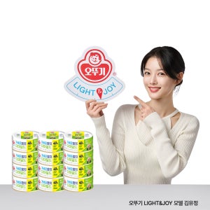 오뚜기 LIGHT&JOY 가벼운 참치 더마일드, 100g, 12개