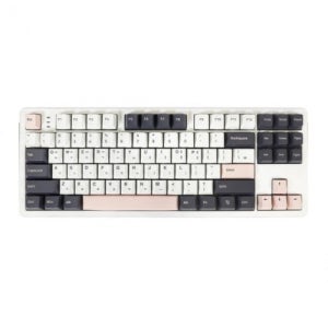 QSENN Q87 PBT 유무선 기계식 화이트 (저소음 바다소금축) / MPS