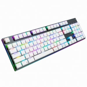 마이크로닉스 MANIC K940 RGB 초슬림 기계식 카일 초콜릿축 (백축) / MPS