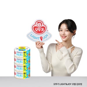 오뚜기 LIGHT&JOY 가벼운 참치 살코기, 100g, 4개