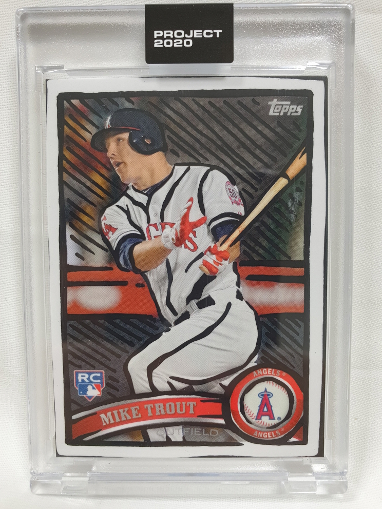 탑스 프로젝트 마이크 트라웃 Topps PROJECT 2020 MIKE TROUT LA 엔젤스 메이저리그 MLB 야구 스포츠 카드