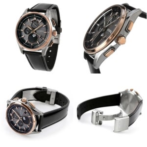 시티즌 아테사 문페이즈 전파 손목시계 BY1004-17X