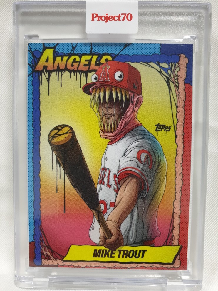 탑스 프로젝트 마이크 트라웃 Topps PROJECT 70 MIKE TROUT LA 엔젤스 메이저리그 MLB 야구 스포츠 카드