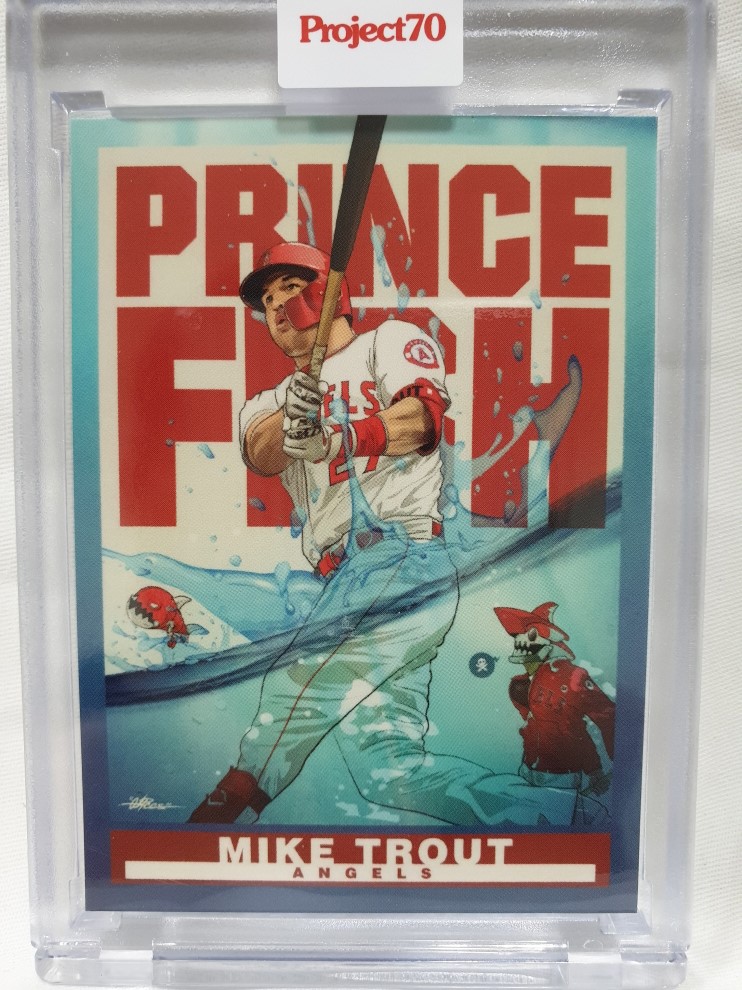 탑스 프로젝트 마이크 트라웃 Topps PROJECT 70 MIKE TROUT #290 LA 엔젤스 메이저리그 MLB 야구 스포츠 카드