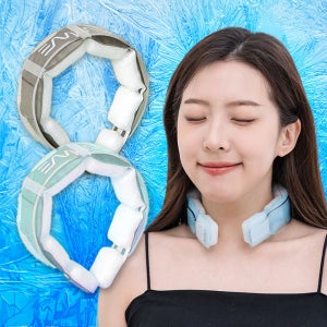 LENWAVE 아이스넥밴드 넥쿨러 쿨 스카프 국내생산 아이스 얼음목걸이 쿨링 냉감 등산 골프