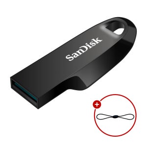 샌디스크 USB 메모리 Ultra Curve 3.2 CZ550 +고리줄 256GB