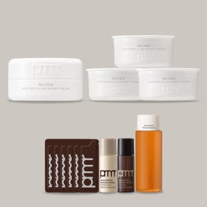 [라운지 전용]프리메라 나이아시카 수딩글로우 워터리크림 30ml+리필 30ml X3+(증정)라운지 5종 체험KIT