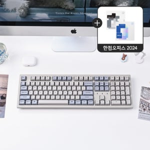 [라운지전용] 키크론 K10 PRO ZMK 레트로 블루 한글과컴퓨터 오피스 패키지 애플 맥 윈도우