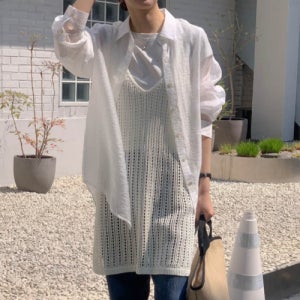 [시그니처]밀리레이어드티셔츠+니트원피스 세트