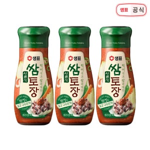 샘표 시골식 쌈토장 350g(튜브형) 3병