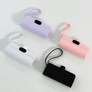 보조배터리 도킹형 갤럭시 아이폰 올인원 5000mAh 무선 충