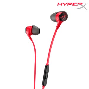 하이퍼엑스 클라우드 이어버드2 이어팁 4종 하드 쉘 케이스 제공 레드 인이어
