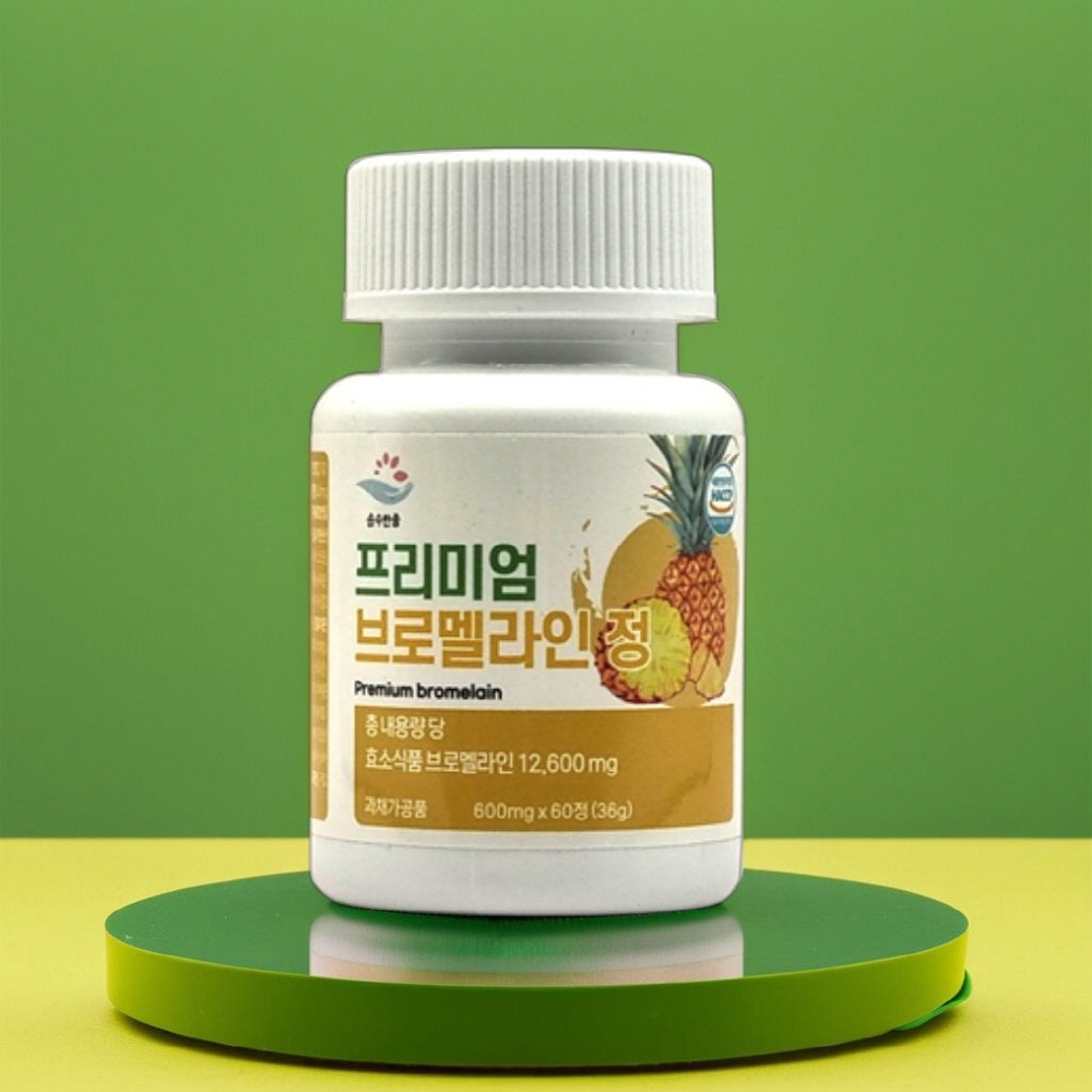 고함량 브로멜라인 퀘르세틴 효능 60정, 1개