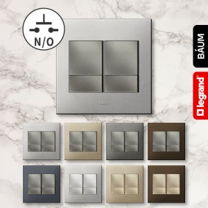 아테오 국내형(KS) 모멘터리 스위치 4구 컬러 푸쉬버튼 a접점 N/O스위치