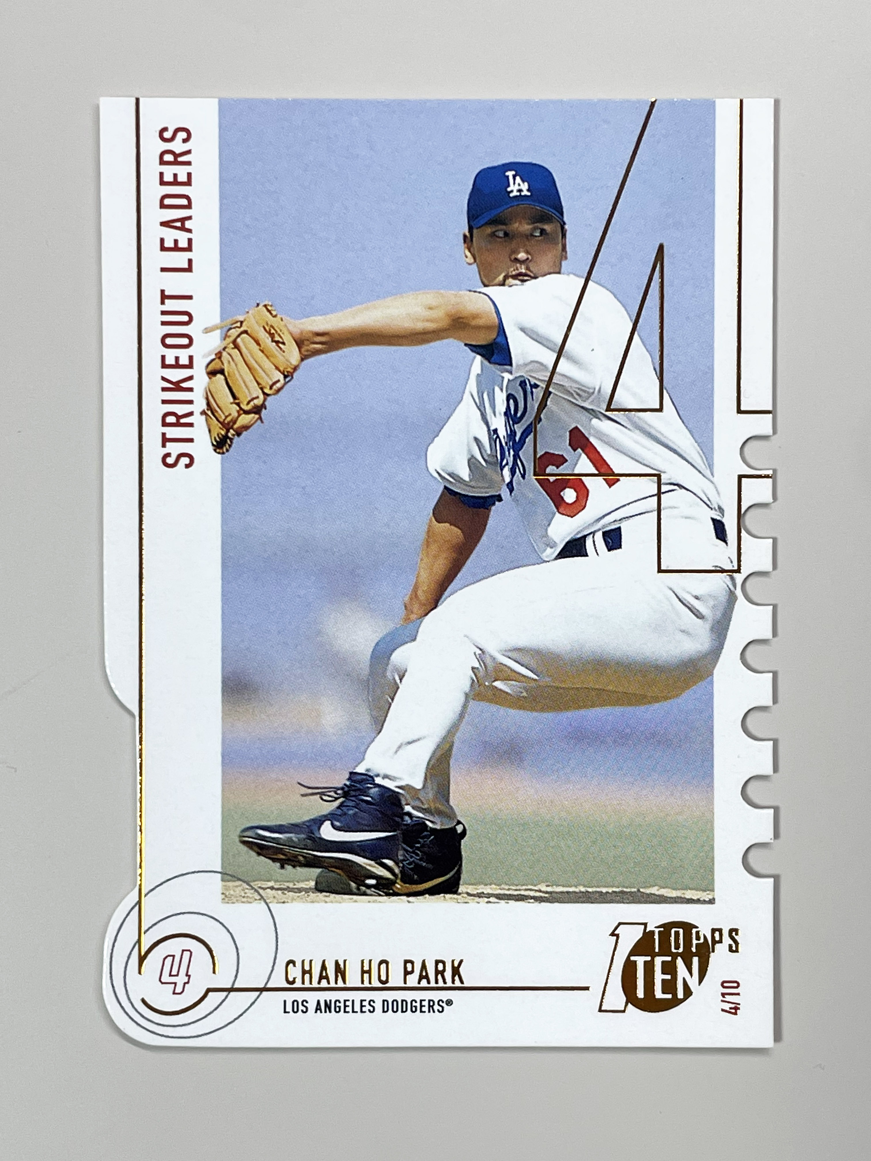 02 Topps Ten 154 Die-Cut 박찬호