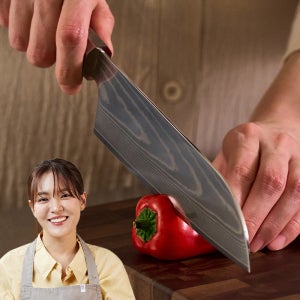 트루쿡 주방칼 다마스커스 칼 중식도 과도 나이프 칼꽂이