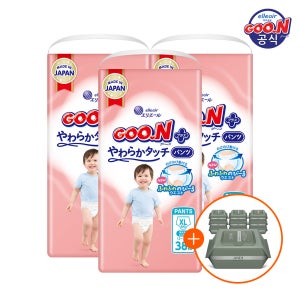 군 기저귀 플러스 소프트터치 팬티 특대형(XL) 38P x 3팩+물티슈10팩 1박스