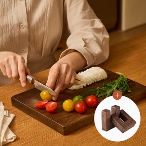 트루쿡 나무도마 원목 엔드그레인 도마 거치대