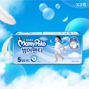 마미포코 2025 썸머팬티 기저귀 5단계 특대형 1박스
