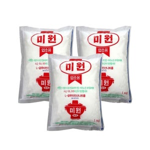 대상 청정원 미원 1kg 3개 조미료 업소용 식자재 MSG